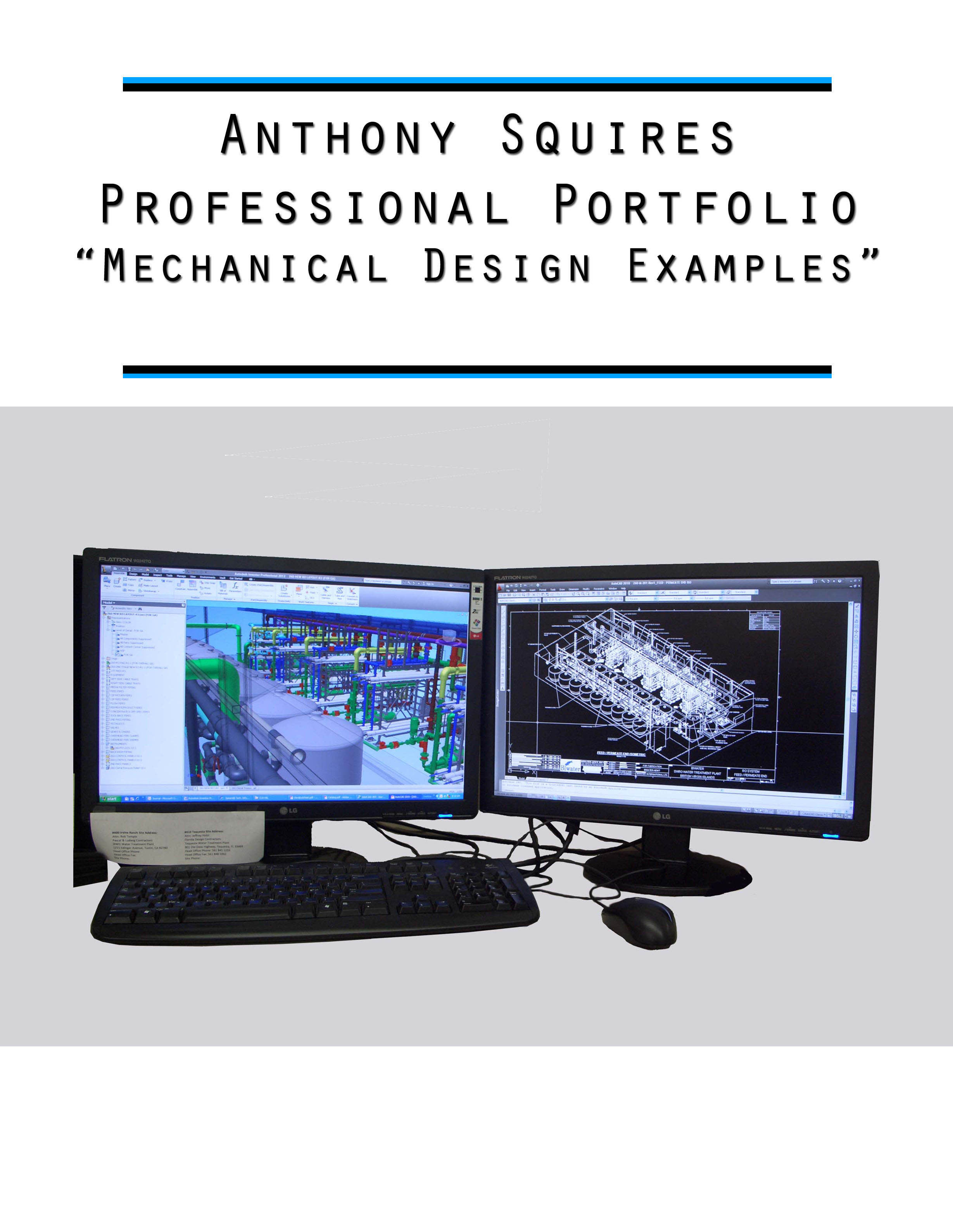 Mechanical Illustrations — Portfolio Cover